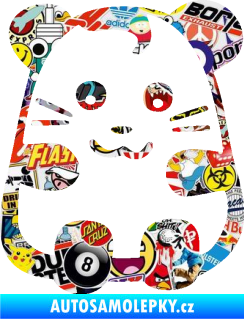 Samolepka Křeček  pravá JDM Sticker bomb