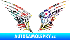 Samolepka Křídla 005 Sticker bomb