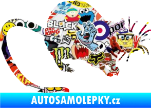 Samolepka Krysa 002 pravá Sticker bomb