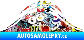Samolepka Kuk 001 levá šmírák Sticker bomb