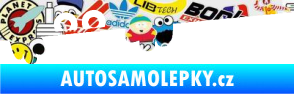 Samolepka Kuk 008 levá šmírák Sticker bomb