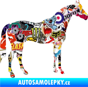 Samolepka Kůň 004 pravá Sticker bomb
