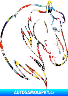 Samolepka Kůň 026 pravá Sticker bomb