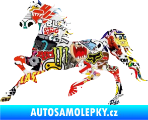 Samolepka Kůň 037 levá Sticker bomb