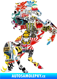 Samolepka Kůň 038 pravá Sticker bomb
