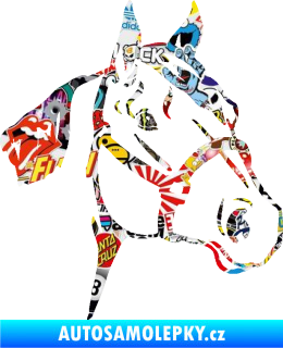 Samolepka Kůň 040 pravá Sticker bomb
