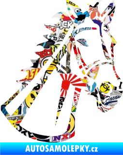 Samolepka Kůň 044 pravá Sticker bomb