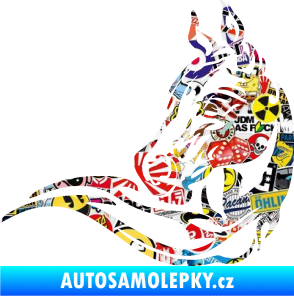 Samolepka Kůň 085 levá Sticker bomb