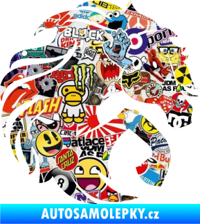 Samolepka Kůň 093 pravá Sticker bomb