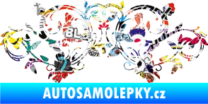 Samolepka Květina dekor 026 Sticker bomb