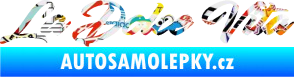 Samolepka La Dolce Vita nápis - Sladký Život Sticker bomb