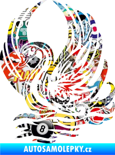 Samolepka Labuť 002 levá Sticker bomb