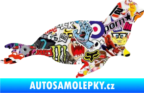 Samolepka Lachtan 001 pravá Sticker bomb