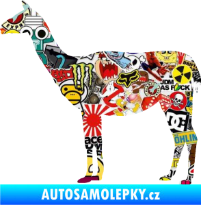 Samolepka Lama 001 levá Sticker bomb