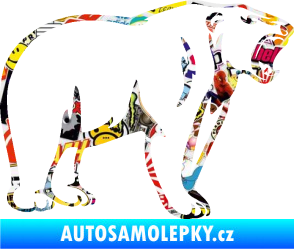 Samolepka Lední medvěd 003 pravá Sticker bomb