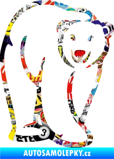 Samolepka Lední medvěd 004 pravá Sticker bomb