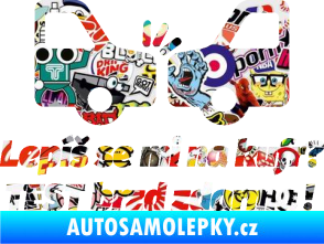Samolepka Lepíš se mi na kufr, Test brzd zdarma Sticker bomb
