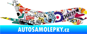 Samolepka Letadlo 009 pravá Sticker bomb