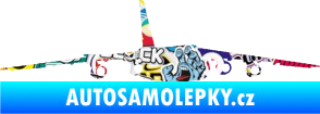 Samolepka Letadlo 015 pravá Sticker bomb