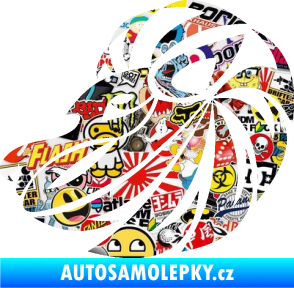 Samolepka Lev zvěrokruh 003 levá Sticker bomb