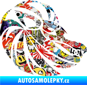 Samolepka Lev zvěrokruh 003 pravá Sticker bomb