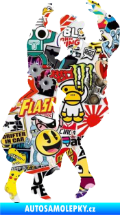 Samolepka Lidový tanec pravá Sticker bomb