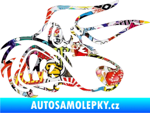 Samolepka Liška pravá Sticker bomb