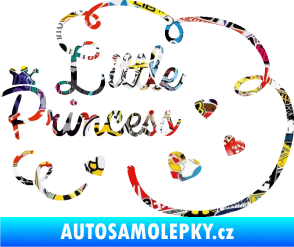 Samolepka Little princess nápis Sticker bomb