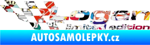 Samolepka Logan limited edition levá Sticker bomb