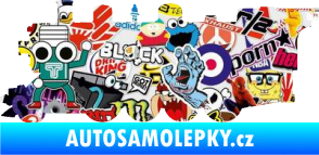 Samolepka Lokomotiva 002 levá Sticker bomb