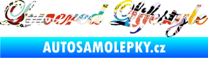 Samolepka Lowered lifestyle nápis Sticker bomb