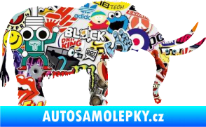 Samolepka Mamut 001 pravá Sticker bomb