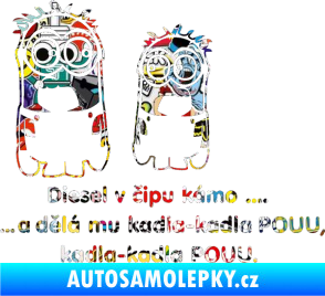 Samolepka Mimoňi Sticker bomb