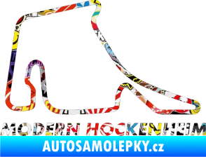 Samolepka Okruh Modern Hockenheim Sticker bomb