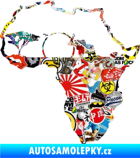 Samolepka Motiv Afrika 002 slon Sticker bomb