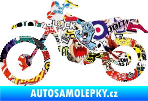 Samolepka Motorka 046 levá Sticker bomb