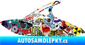 Samolepka Motorový člun 001 levá Sticker bomb