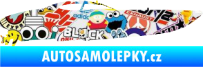 Samolepka Motorový člun 002 pravá Sticker bomb