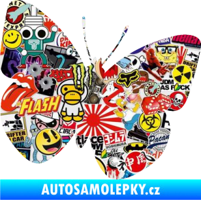 Samolepka Motýl 011 pravá Sticker bomb