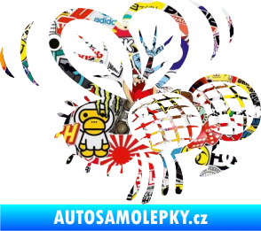 Samolepka Moucha 002 pravá Sticker bomb
