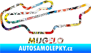 Samolepka Okruh Mugelo Sticker bomb