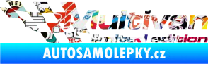 Samolepka Multivan limited edition levá Sticker bomb