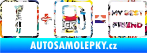 Samolepka My best friend  Sticker bomb