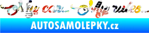 Samolepka My car my rules Sticker bomb