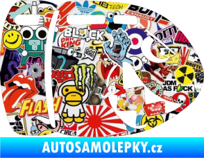 Samolepka Náboj 002 pravá Sticker bomb