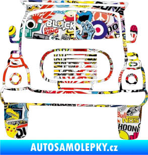 Samolepka Nákladní auto karikatura Sticker bomb