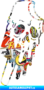Samolepka Nanuk 002 pravá zombíkový Sticker bomb
