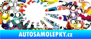 Samolepka Náplast 002 pravá Sticker bomb