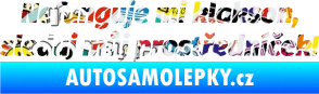 Samolepka Nefunguje mi klakson Sticker bomb