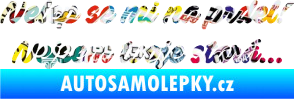 Samolepka Nelep se mi na prdel! Nejsem tvoje stará 001 nápis Sticker bomb